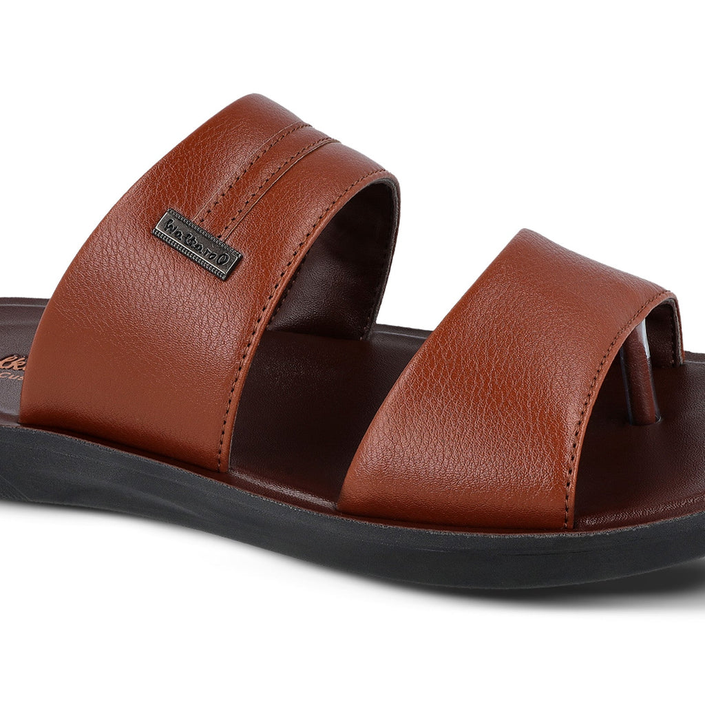 Walkaroo+ Men Sandals - WE1328 Brown - Walkaroo Footwear