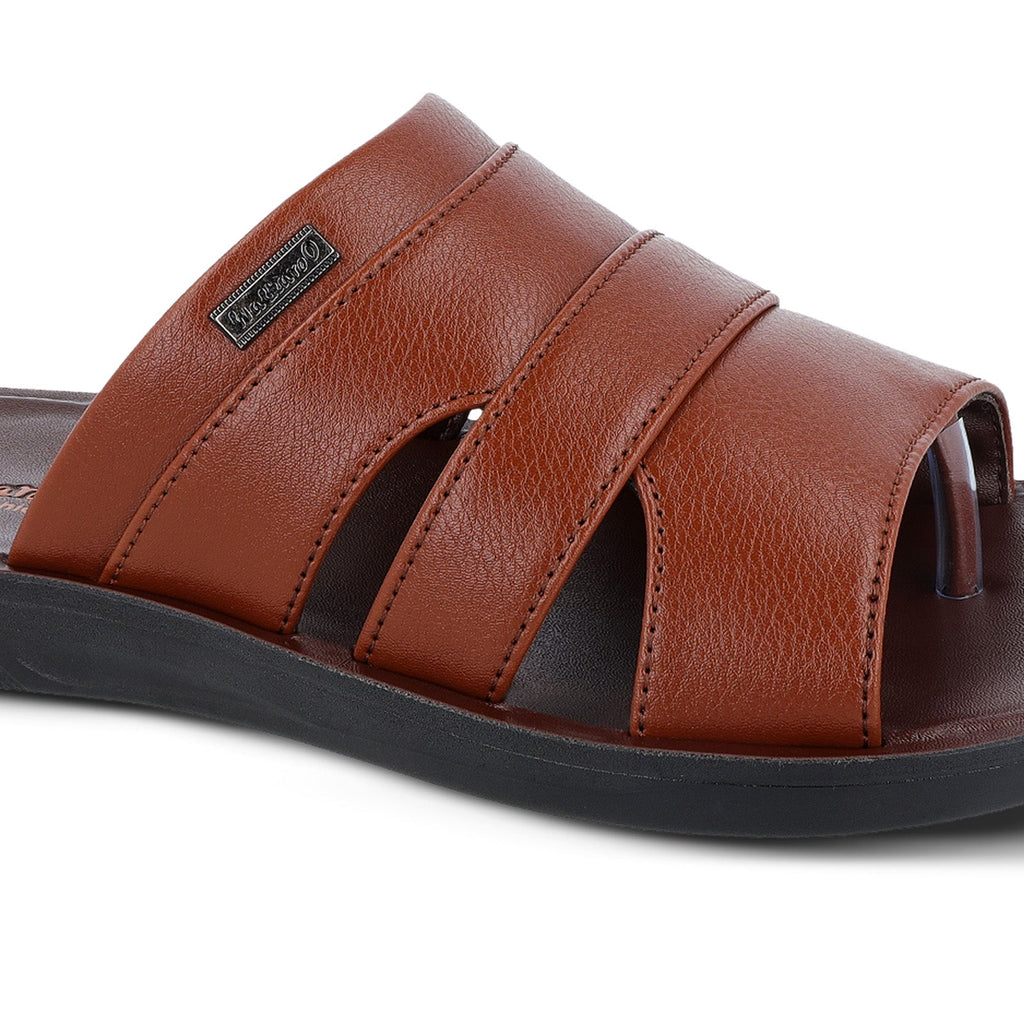 Walkaroo+ Men Sandals - WE1329 B Brown - Walkaroo Footwear