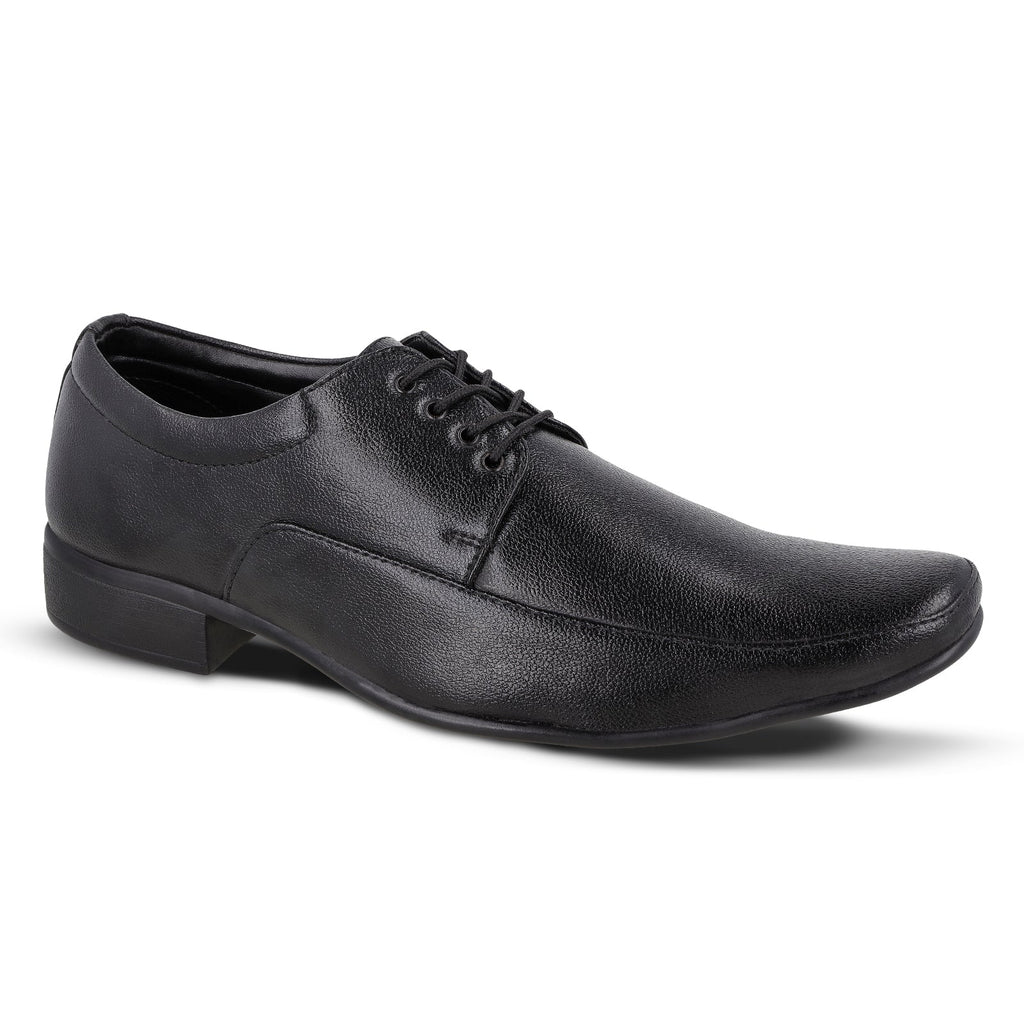 Toes&Togitoes Men Blucher Formal Shoes - 17106 Black - Walkaroo Footwear