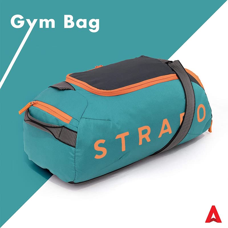 Strabo Weekend Gym & Travel Duffel Bag - Colour Teal 28L Water Resistant - Strabo 