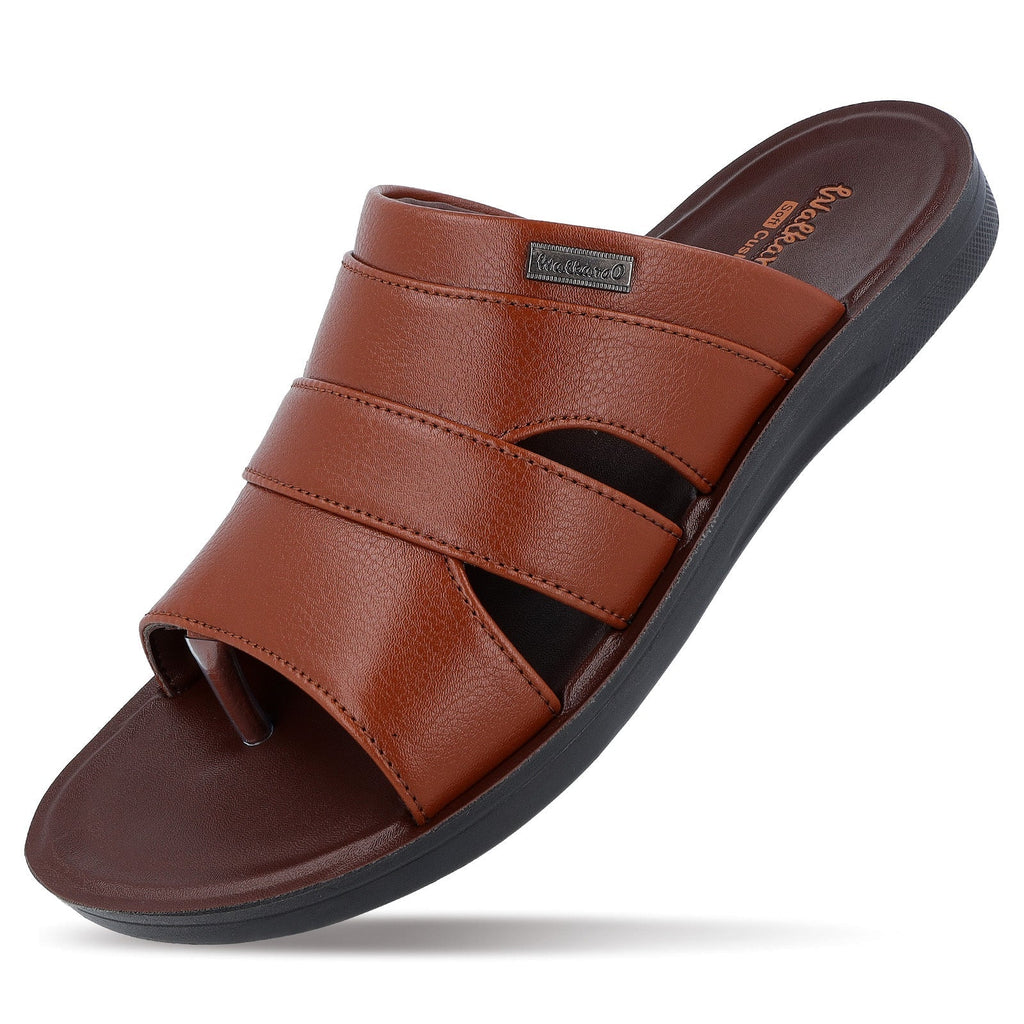 Walkaroo+ Men Sandals - WE1329 B Brown - Walkaroo Footwear