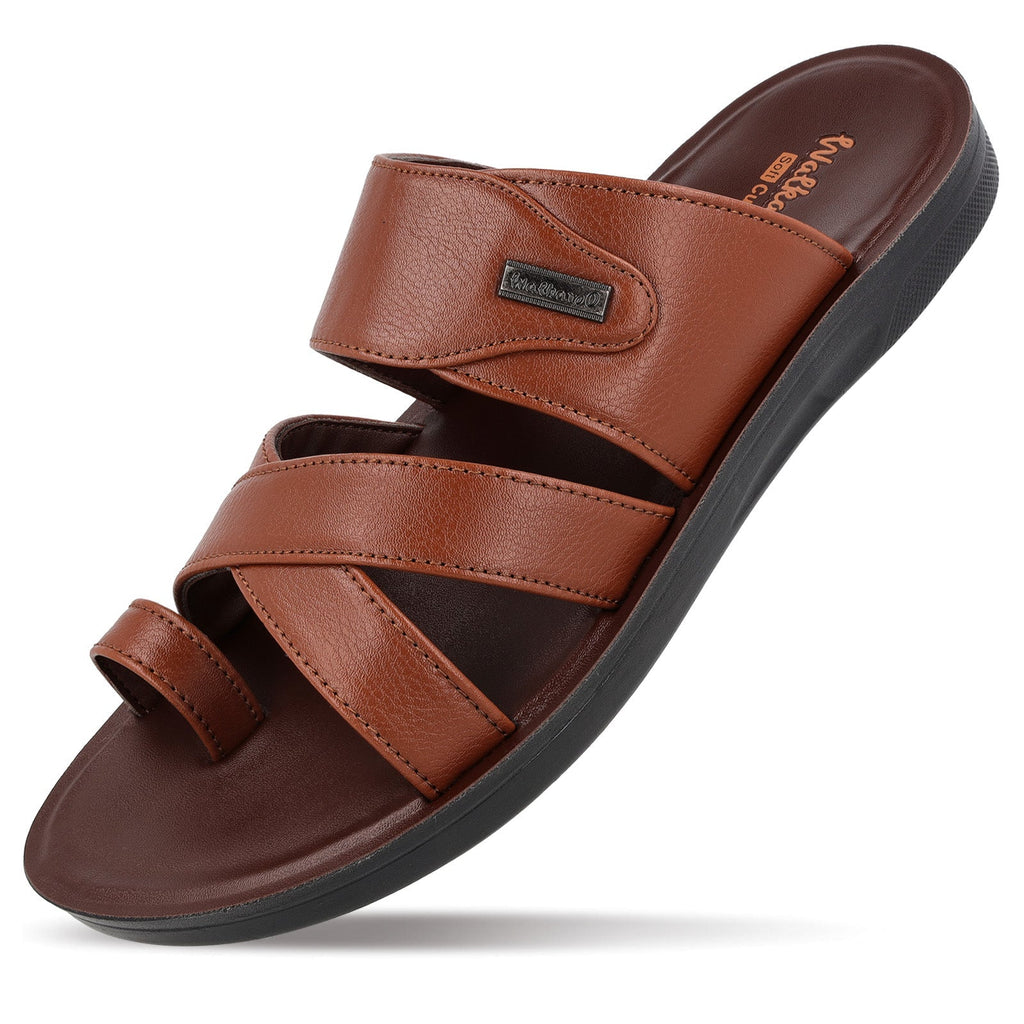 Walkaroo+ Men Sandals - WE1326 B Brown - Walkaroo Footwear