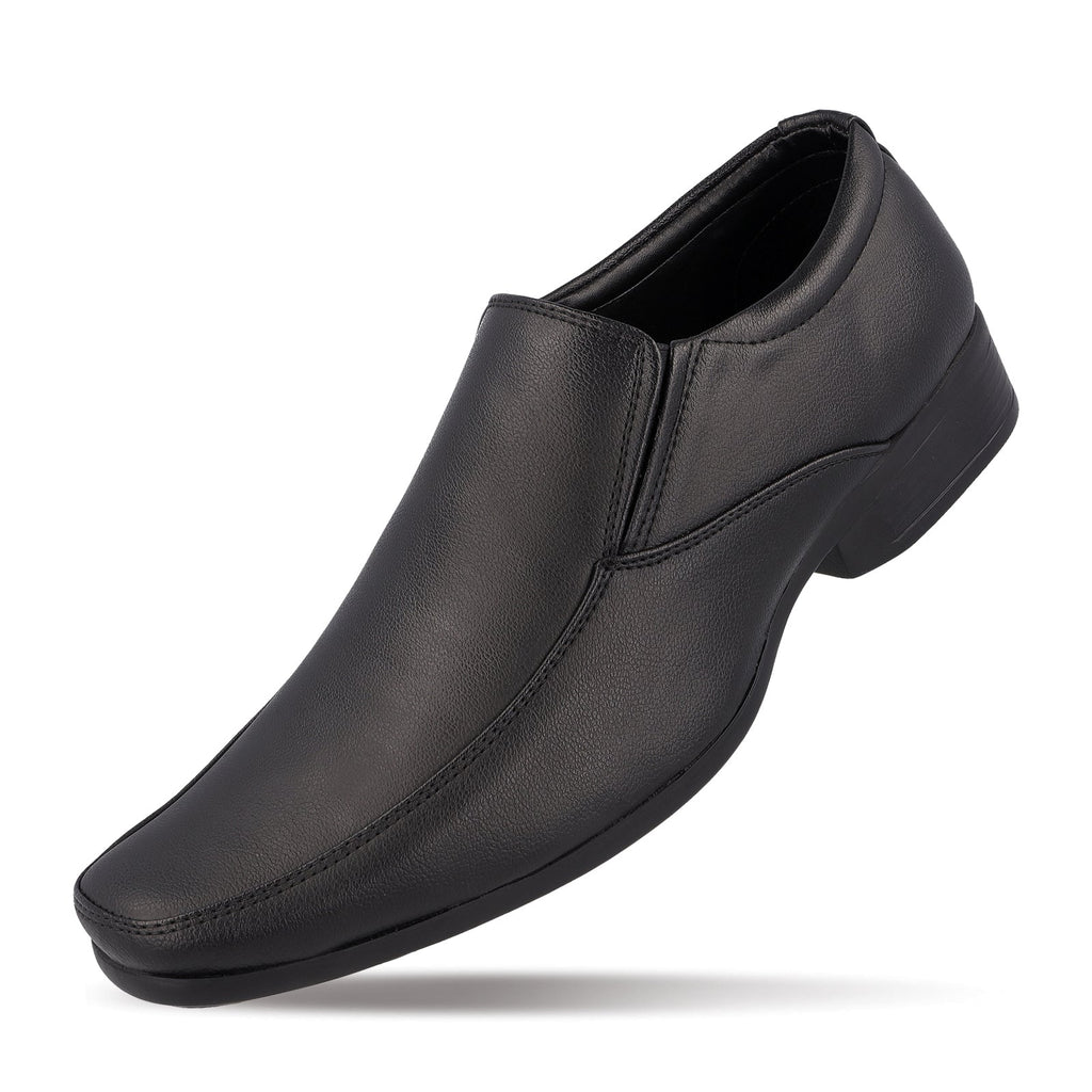 Toes&Togitoes Men Formal Shoes - 17104 Black - Walkaroo Footwear