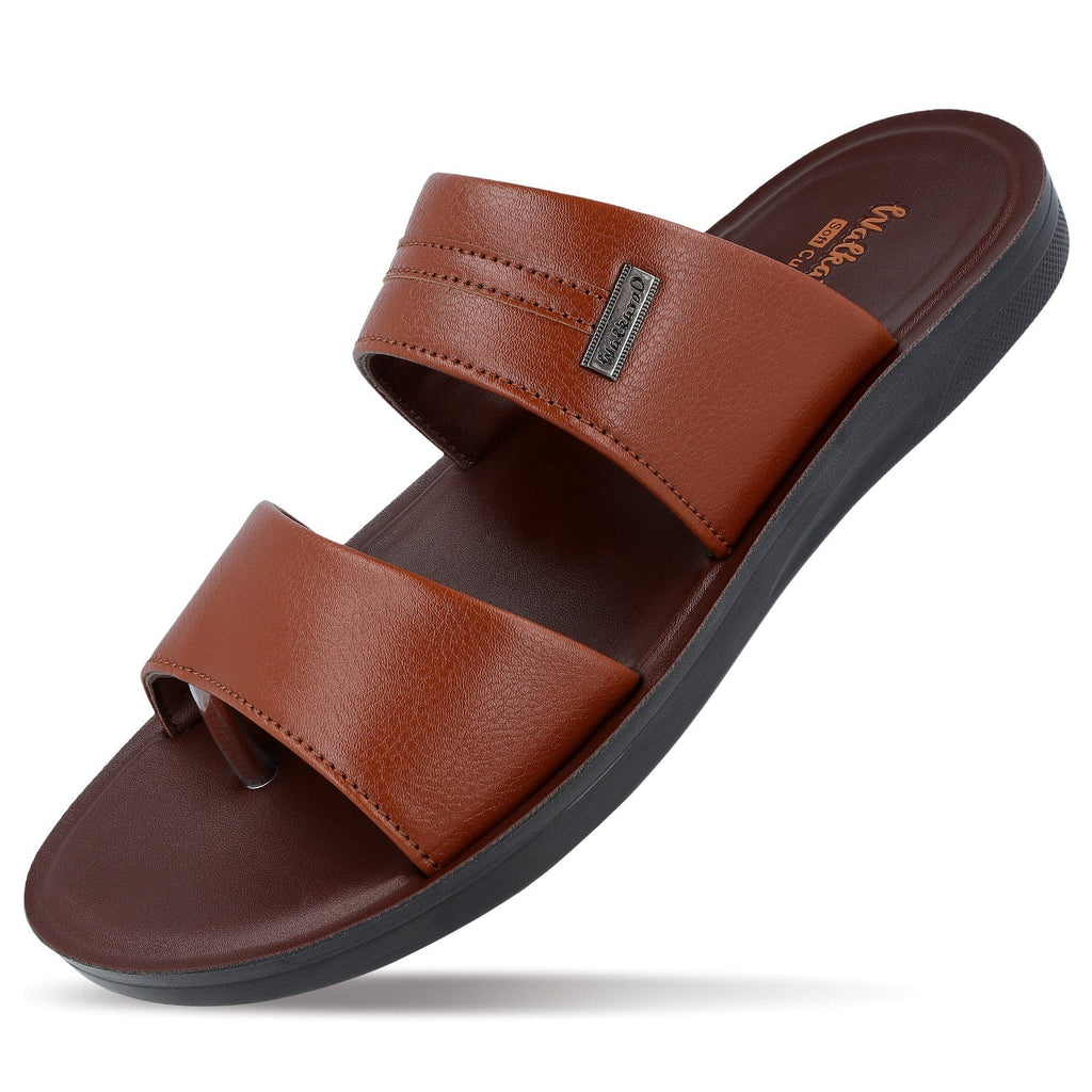 Walkaroo+ Men Sandals - WE1328 Brown - Walkaroo Footwear