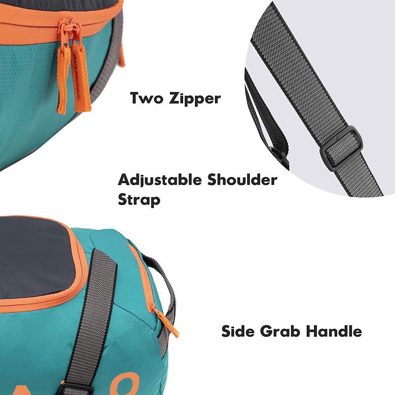 Strabo Weekend Gym & Travel Duffel Bag - Colour Teal 28L Water Resistant - Strabo 