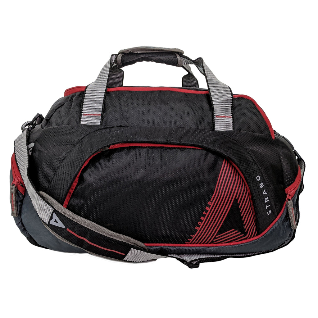 Strabo Columbia Travel Duffel Bag - Colour Black  Water Resistant - Strabo 