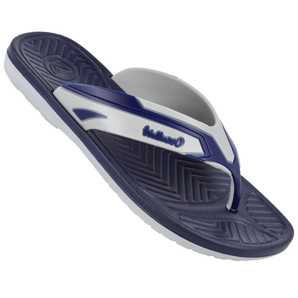 Walkaroo Mens Sandal - WC4810 Navy Blue Grey - Walkaroo Footwear