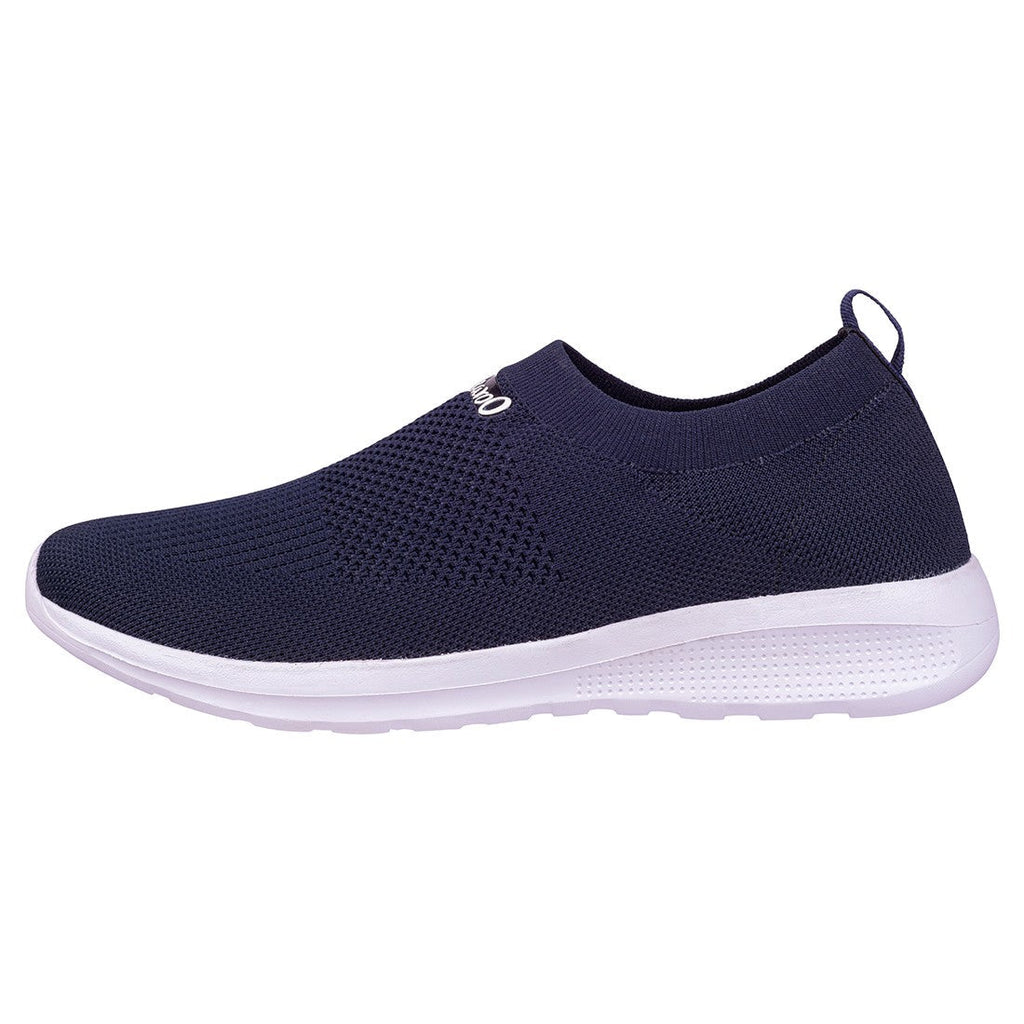 Walkaroo Men Pull-on Belly Shoes - WS3041 Navy Blue - Walkaroo Footwear