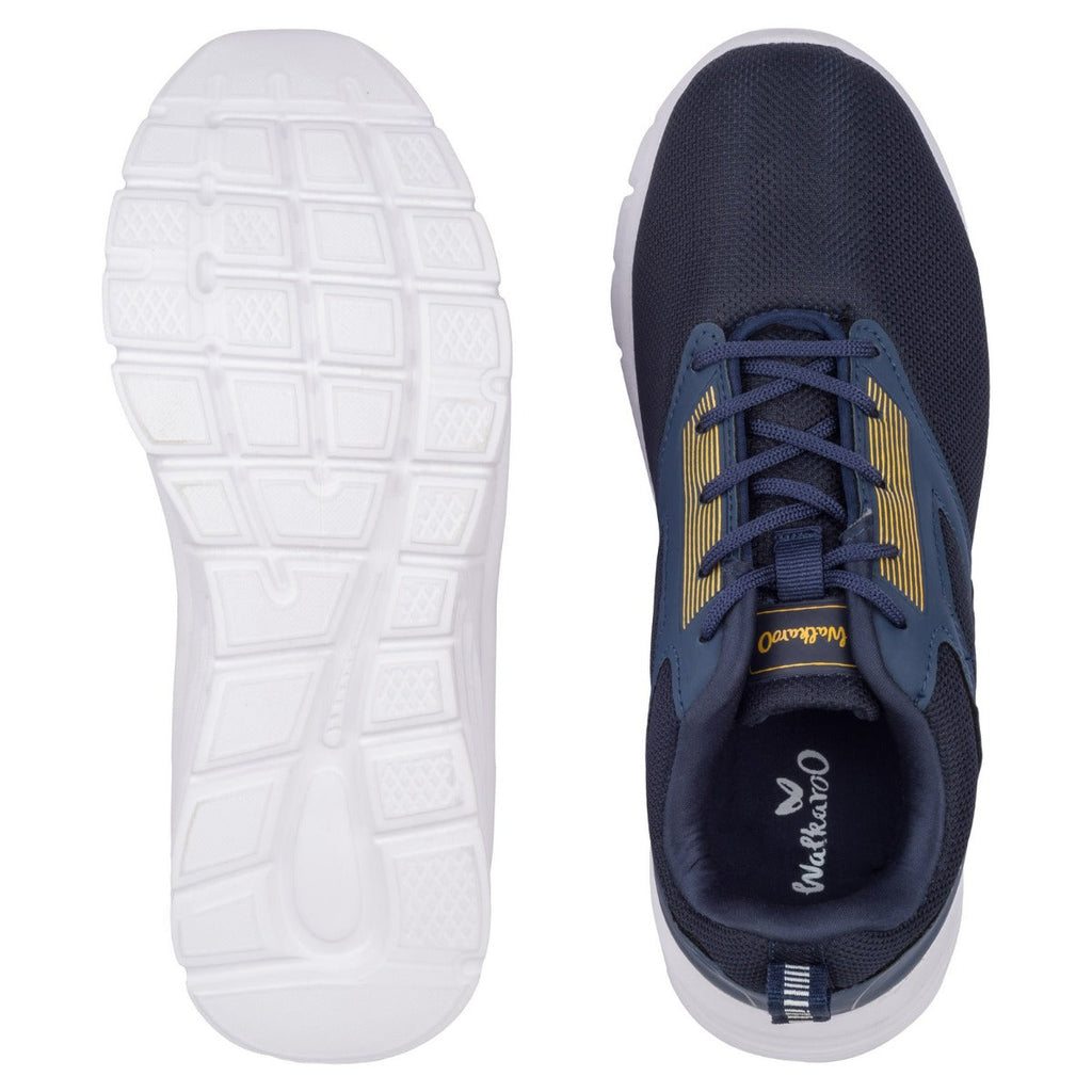 Walkaroo Men Lace-up Training Shoes - WS3050 Navy Blue - Walkaroo Footwear