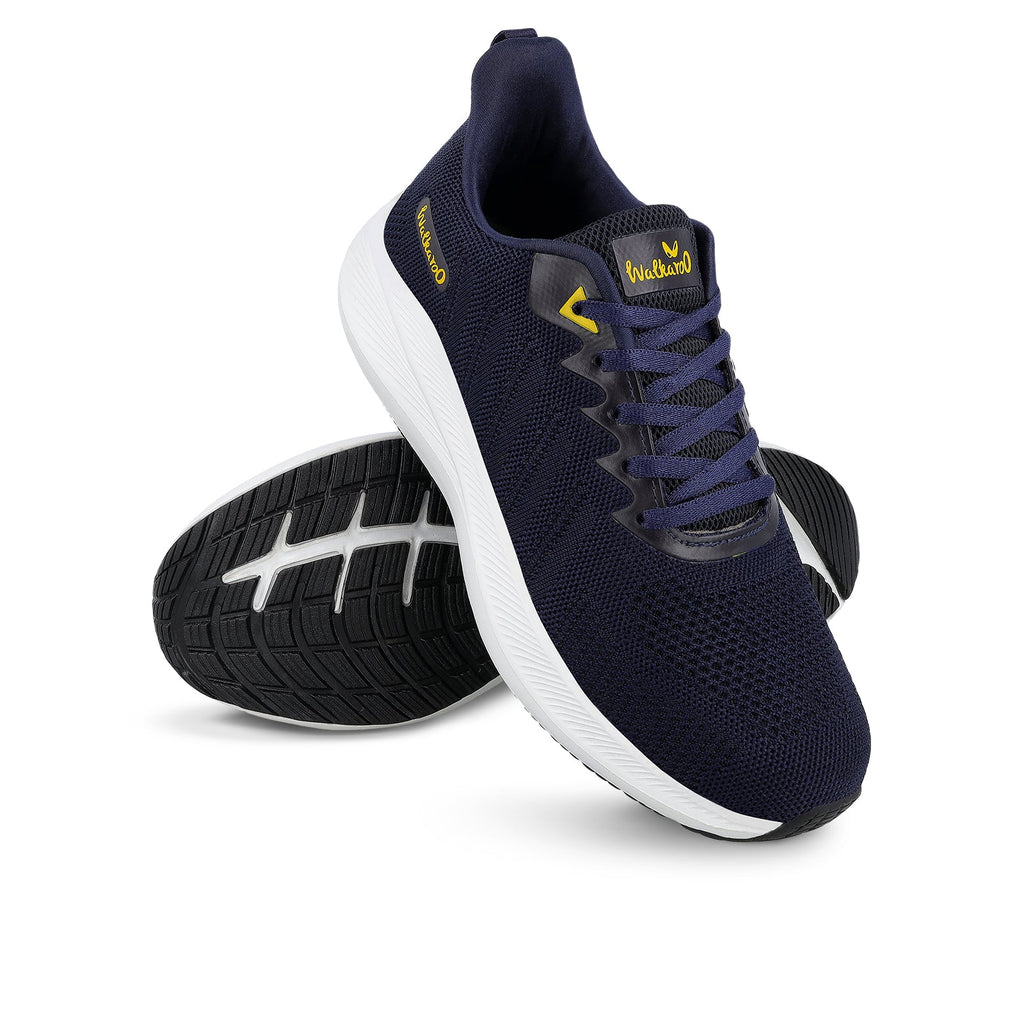 Walkaroo Men Sports Shoe - WS9104 Navy Blue - Walkaroo Footwear