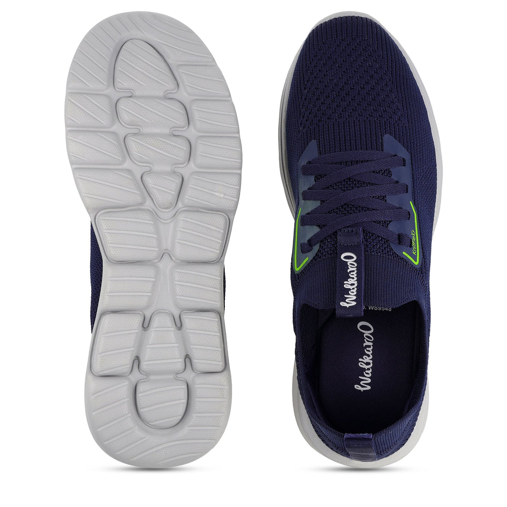 Walkaroo Men Walking Shoes - WS9548 Navy Blue - Walkaroo Footwear