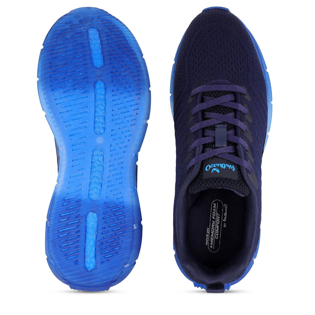 Walkaroo Men Sports Shoe - WS9101 Navy Blue - Walkaroo Footwear