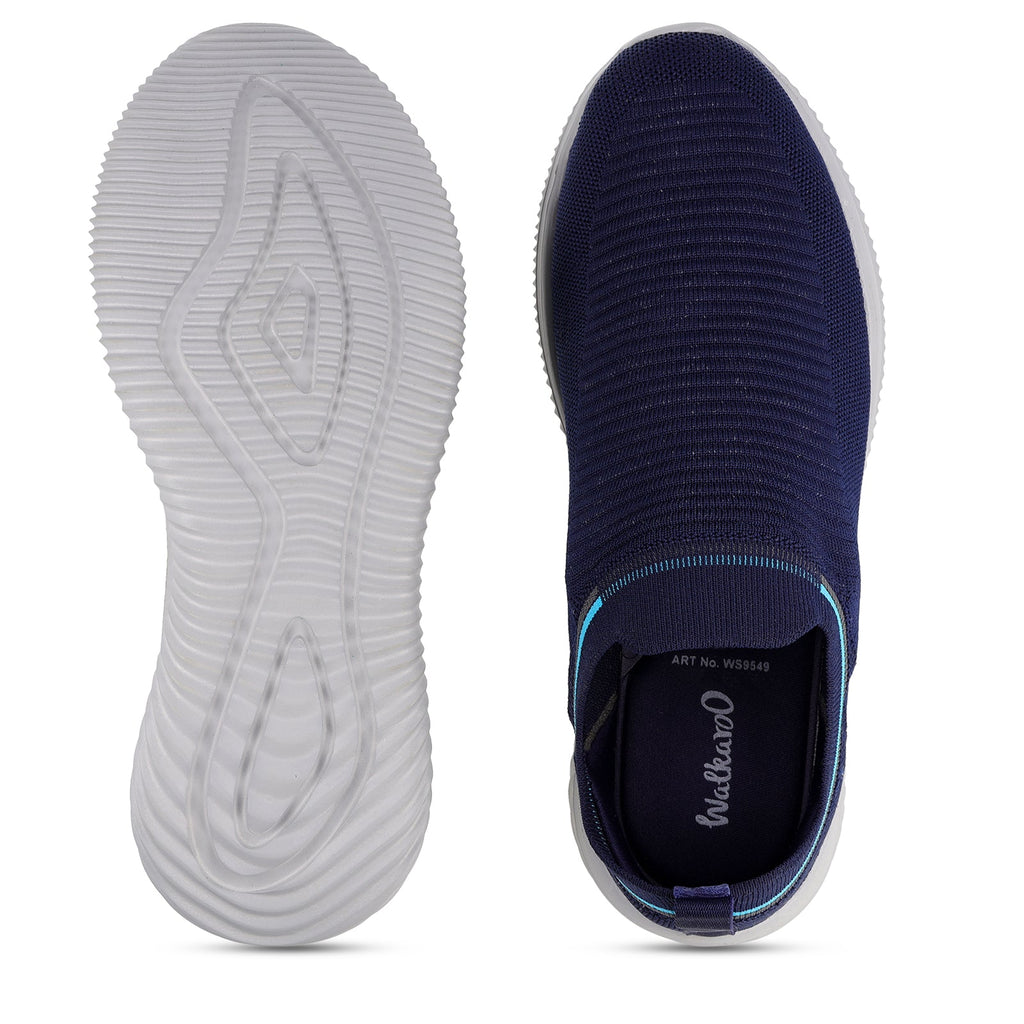 Walkaroo Men walking Shoes - WS9549 Navy Blue - Walkaroo Footwear