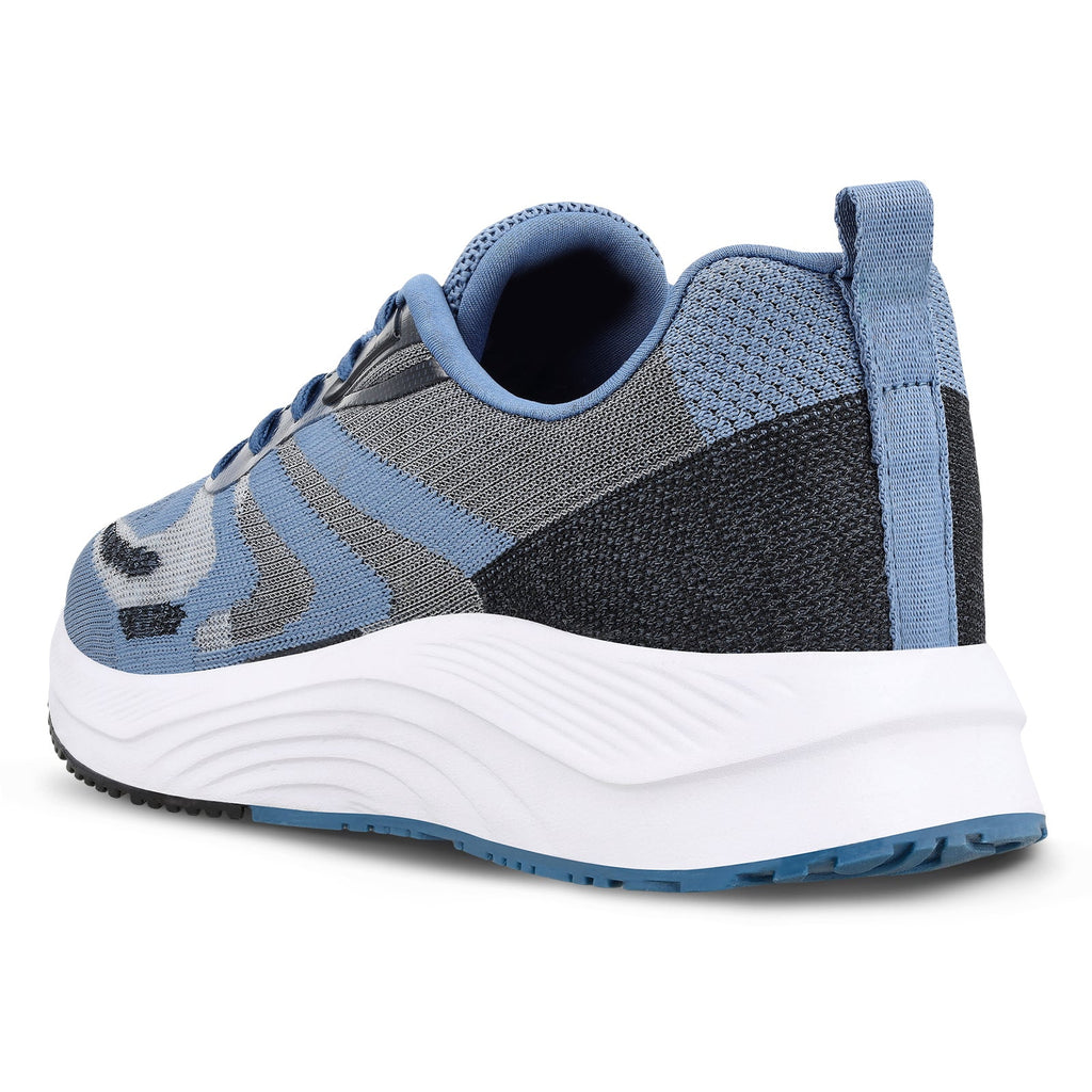 Walkaroo Men Sports Shoe - WS9109 Steel Blue - Walkaroo Footwear